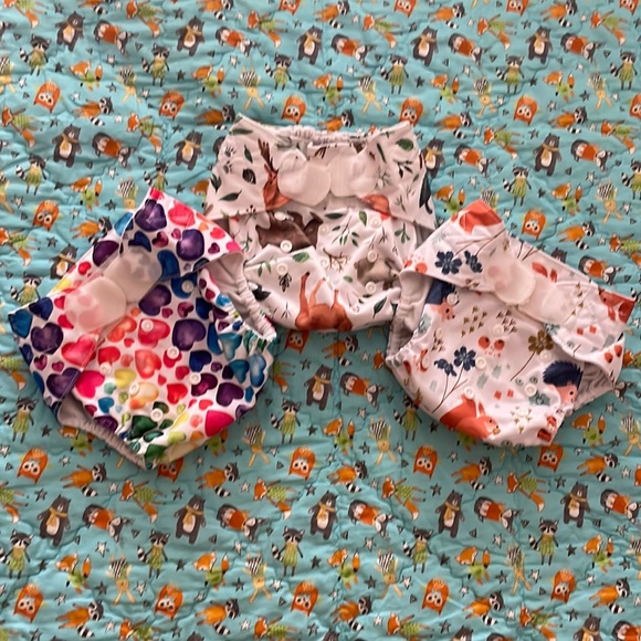 3 hook & loop pocket diapers - Picture 1 of 1